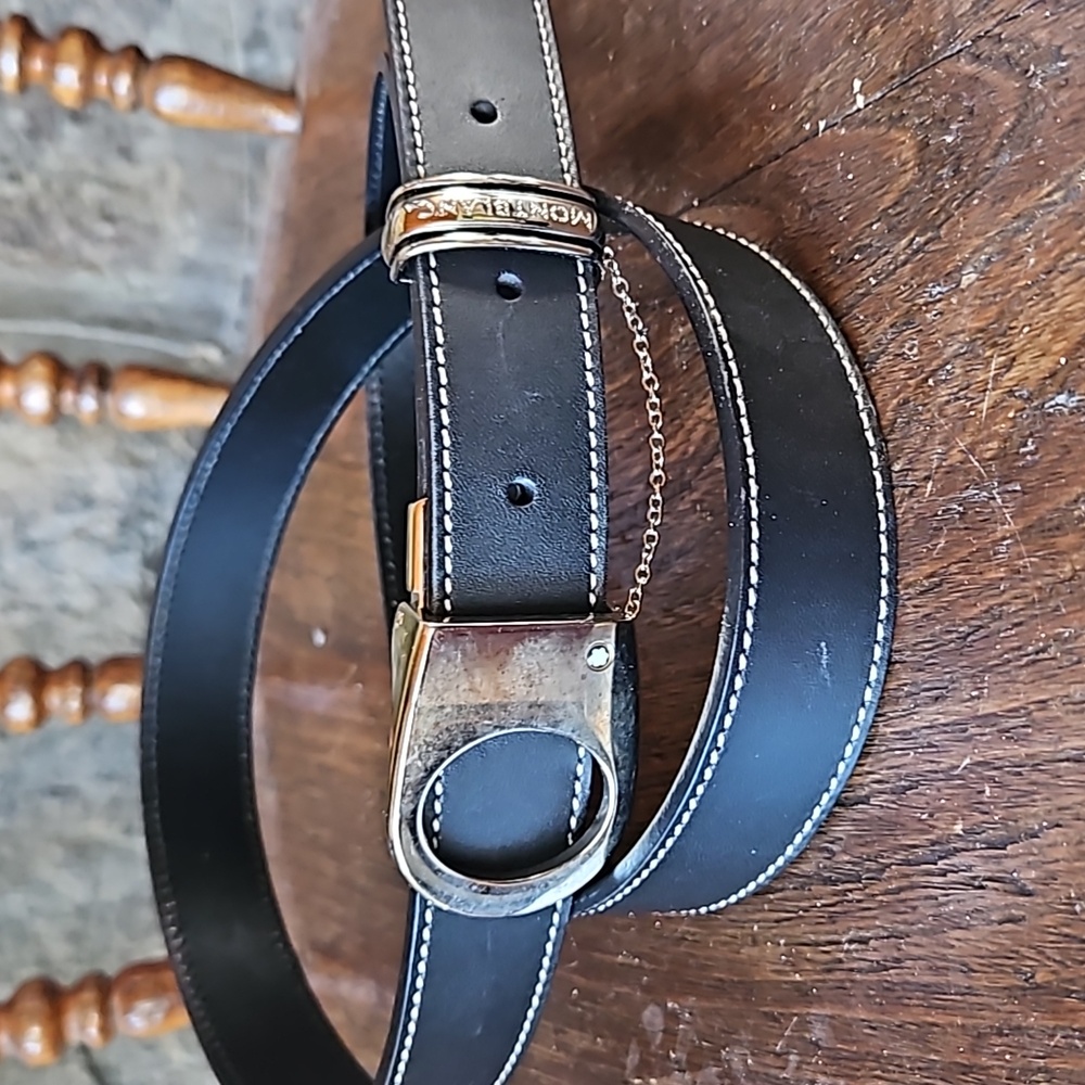 Vintage Men’s Montblanc Leather Belt